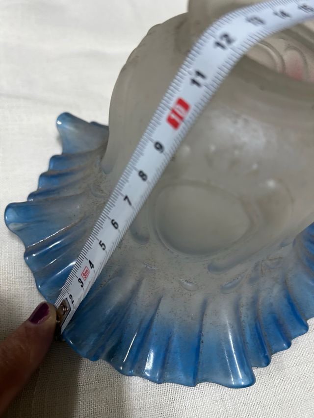 3 tulipani in vetro antico