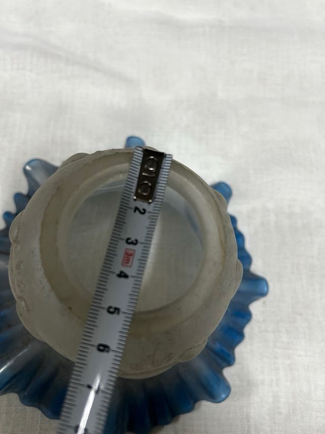 3 tulipani in vetro antico