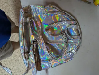 Mochila plateada Frozen 4/5 años