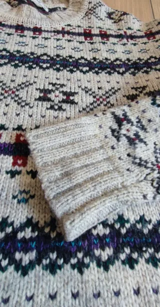 Jersey Pull&Bear – Estilo Fair Isle / Escocés