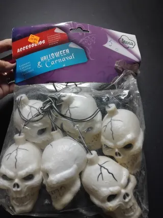 Luces de calaveras a pilas