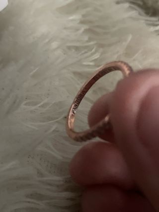 Anillo Pandora Corazón Rosa