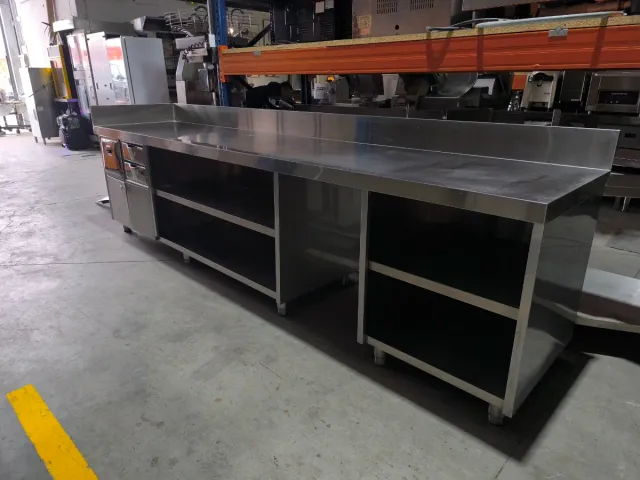 Mueble cafetero acero inoxidable