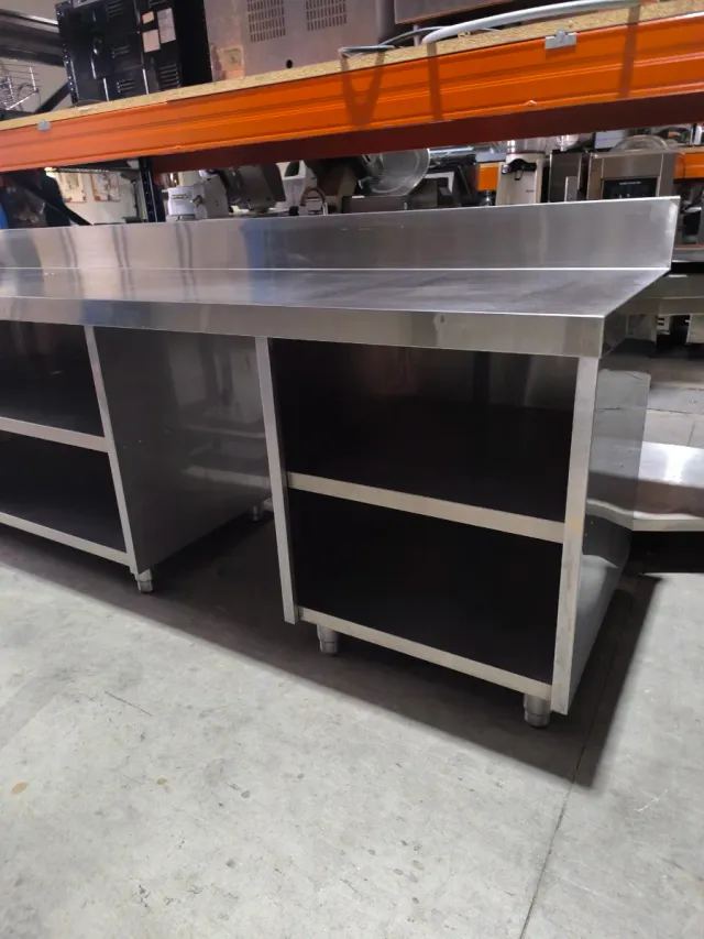 Mueble cafetero acero inoxidable