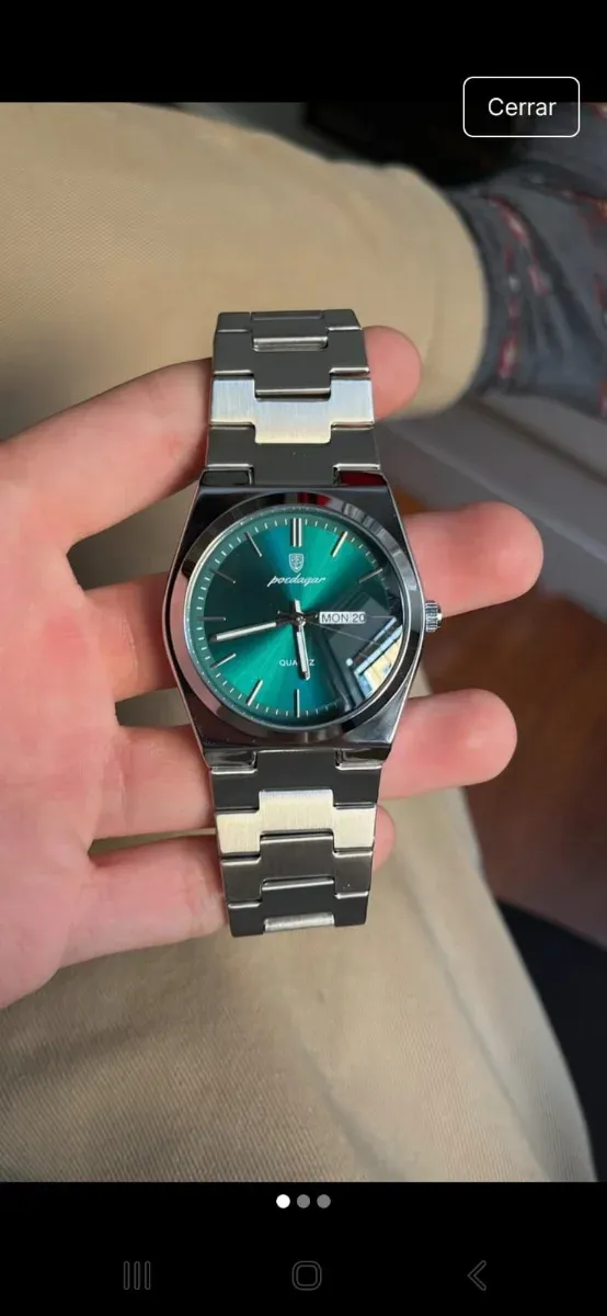 ¡Últimas ofertas! Reloj Pagani Design Verde y Plat