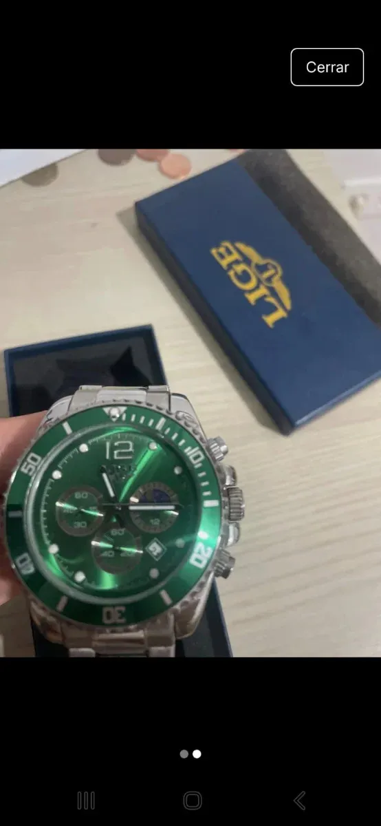 ¡Últimas ofertas! Reloj Pagani Design Verde y Plat