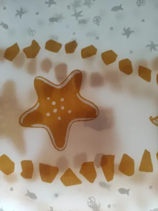 Cortina de ducha decorativa