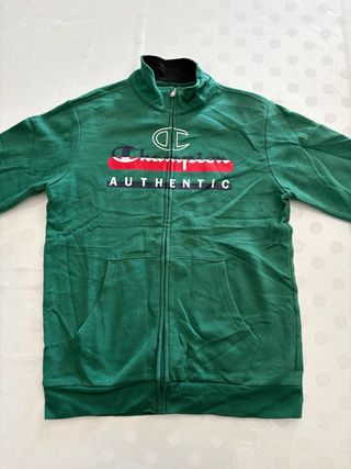 Felpa Champion Verde Taglia XL 13/14y
