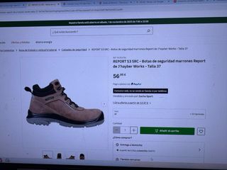 Botas Seguridad J'hayber Report S3 SRC Taba