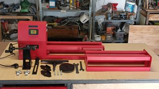 Torno madera Einhell TC-WW 1000/1 + mandril