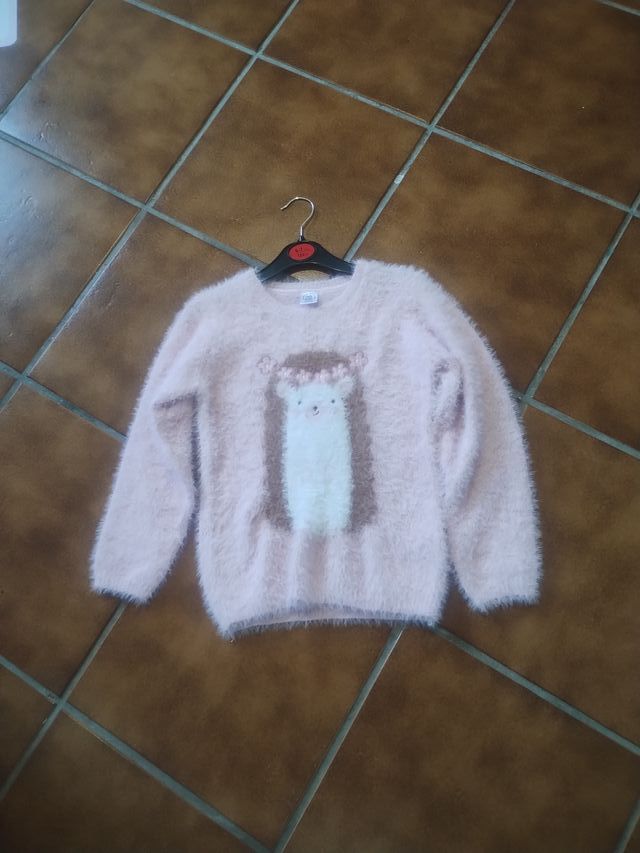 Jersey niña rosa erizo talla 122