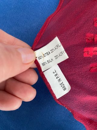 Stola sciarpa coprispalle seta bordeaux paillettes