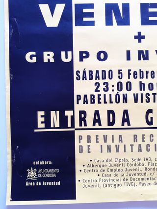 Poster Kiko Veneno Cartel Concierto Tour Gira Rock