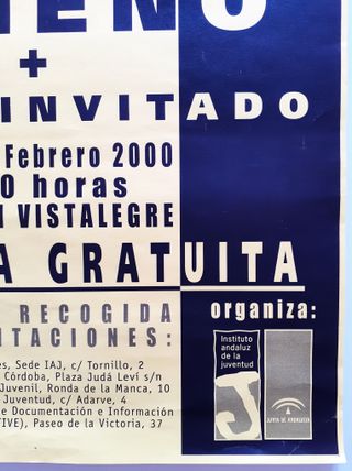 Poster Kiko Veneno Cartel Concierto Tour Gira Rock