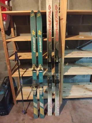 Esquís Dynastar y Dynamic keblar 50 los 4