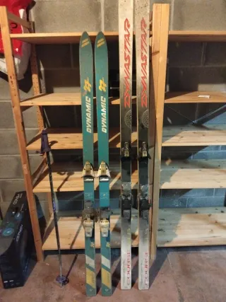 Esquís Dynastar y Dynamic keblar 50 los 4