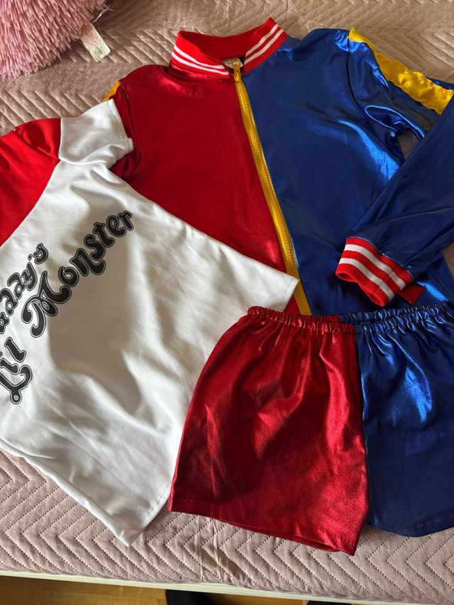 Disfraz Harley Quinn Niña 
talla 8