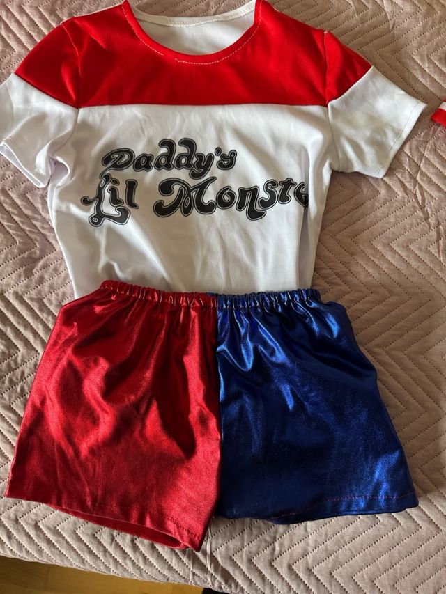 Disfraz Harley Quinn Niña 
talla 8