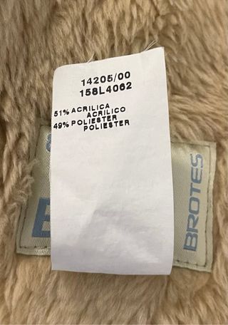 Abrigo niña beige con forro de pelo