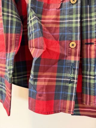 Camisa cuadros Massimo Dutti Talla L