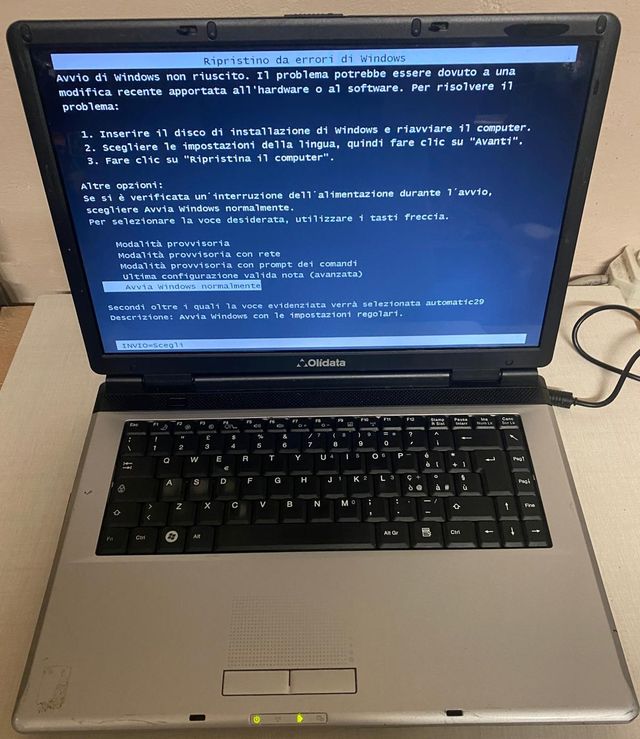 PC Portatile Olidata Nero