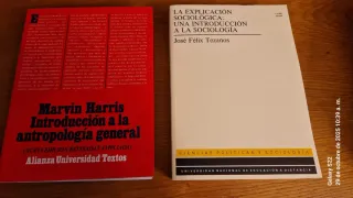 2 Libros de Sociología y Antropología