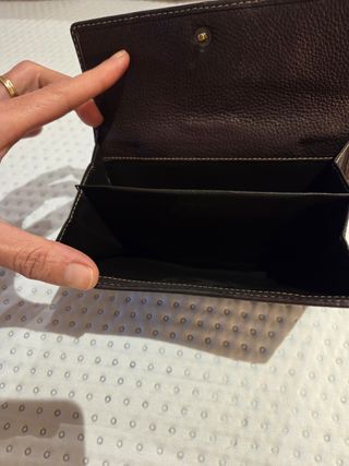 Billetera Purificación García Marrón