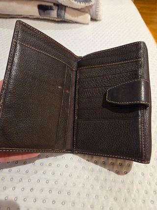 Billetera Purificación García Marrón