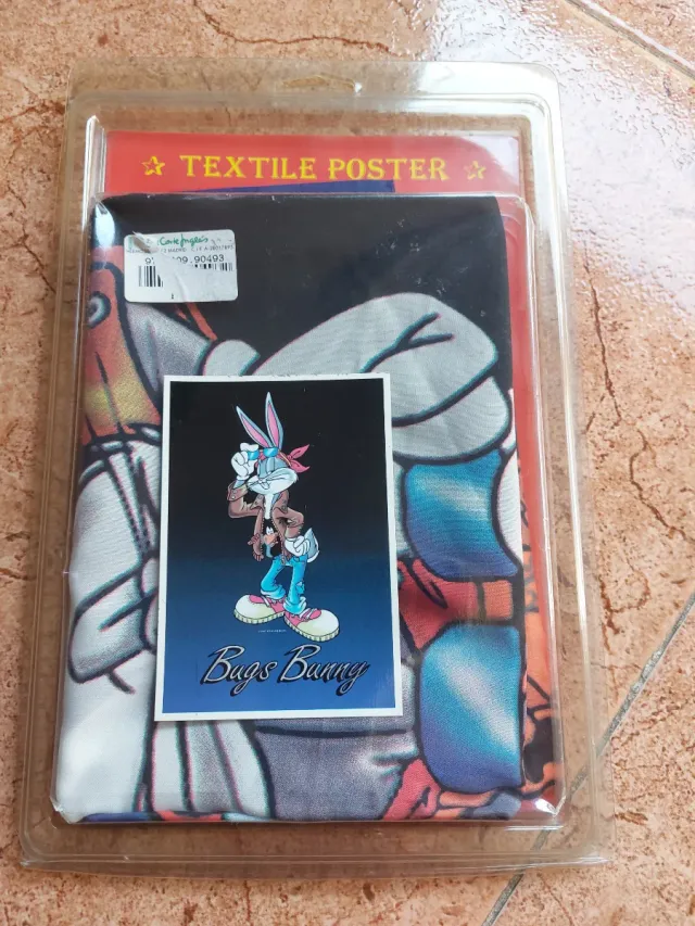Póster Textil Bugs Bunny Vintage Años 90
