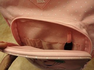 Mochila Safta con ruedas rosa