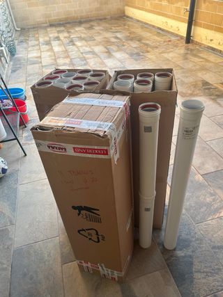 Doble flujo de aluminio