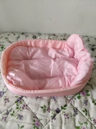 Cama para mascotas rosa