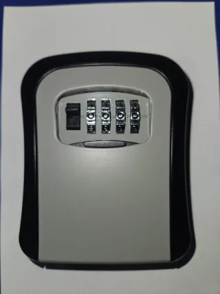 Caja Guardallaves Negra y Gris