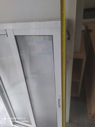 Ventana corredera aluminio blanco