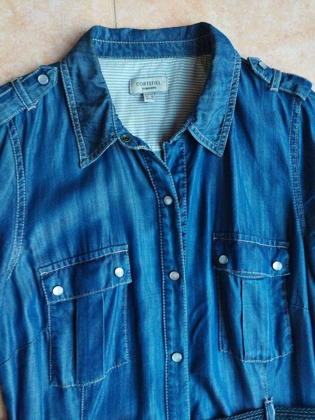 Vestido vaquero Cortefiel mujer