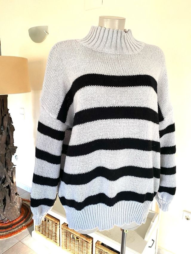 Suéter Shein Rayas Extragrande Talla 44