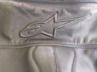 Pantalones de Moto Alpinestars Cuero Negro