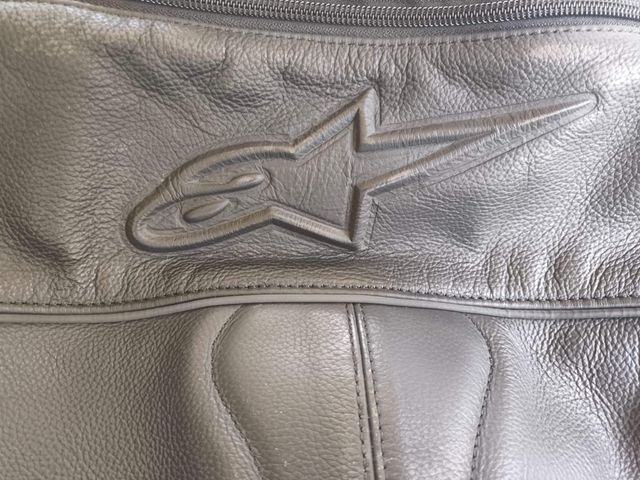 Pantalones de Moto Alpinestars Cuero Negro
