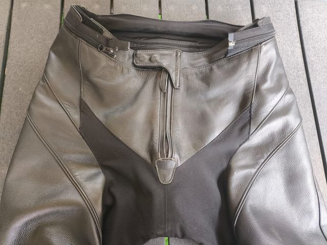 Pantalones de Moto Alpinestars Cuero Negro