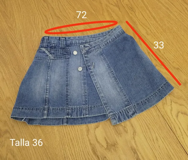 REBAJADO Falda  vintage tejana mini