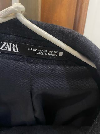 Traje Zara Azul Marino Talla M