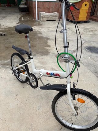 Bicicleta Plegable Urban Bike Blanca