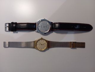 Lote 2 Relojes Citizen Oro y Plata