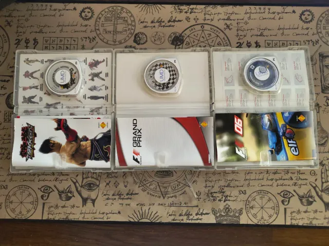 Lotto di 3 giochi per PSP: F1 06, Tekken, F1 Grand Prix