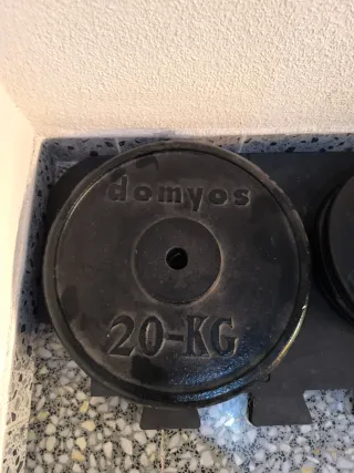 Disco de pesa Domyos 20 kg hierro