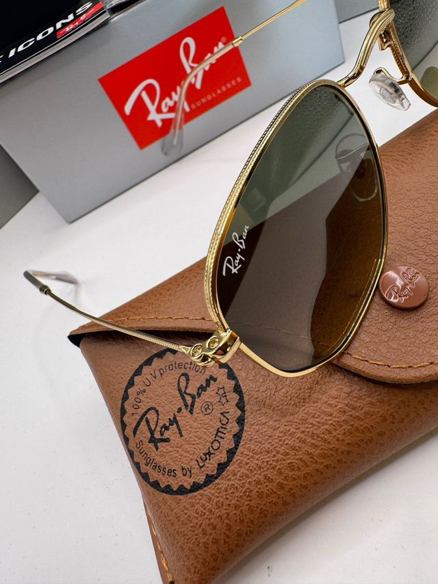 Ray-Ban Hexagonal Arista RB3548N Oro Lente Oliva