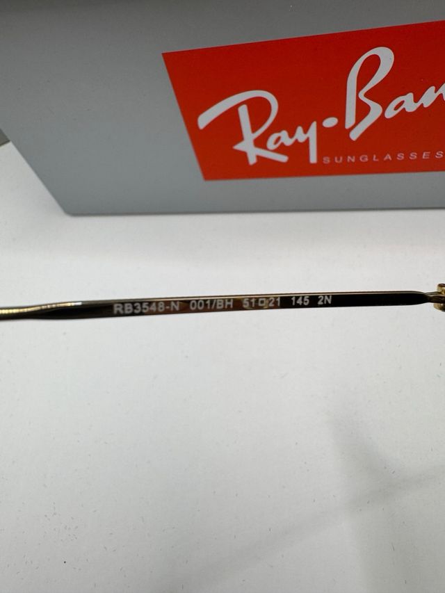 Ray-Ban Hexagonal Arista RB3548N Oro Lente Oliva