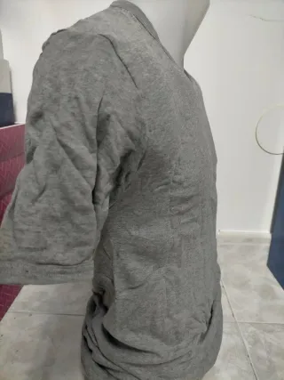 Camiseta Texdia Algodón Hombre XL Gris