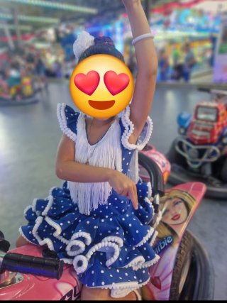 Traje de flamenca niña 4 años