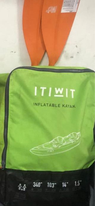 Kayak hinchable 1/2 plazas